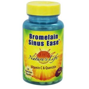 Nature's Life Bromelain Sinus Ease - 30 VCapsules